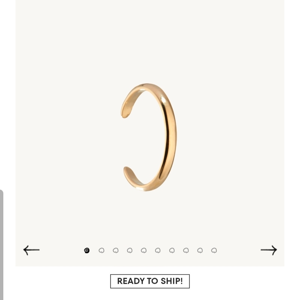 Catbird Gold Ear Cuff